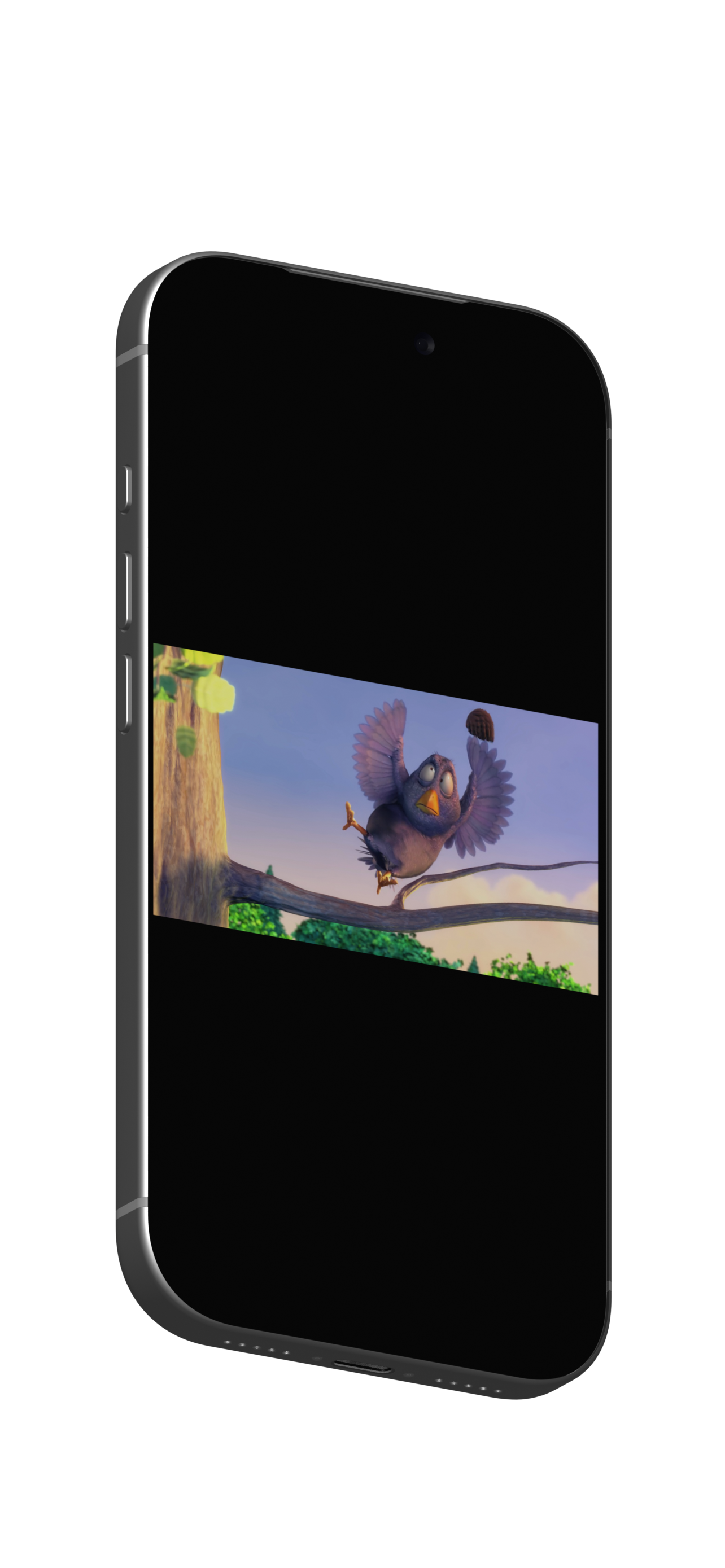 Vidi playing a video on iPhone